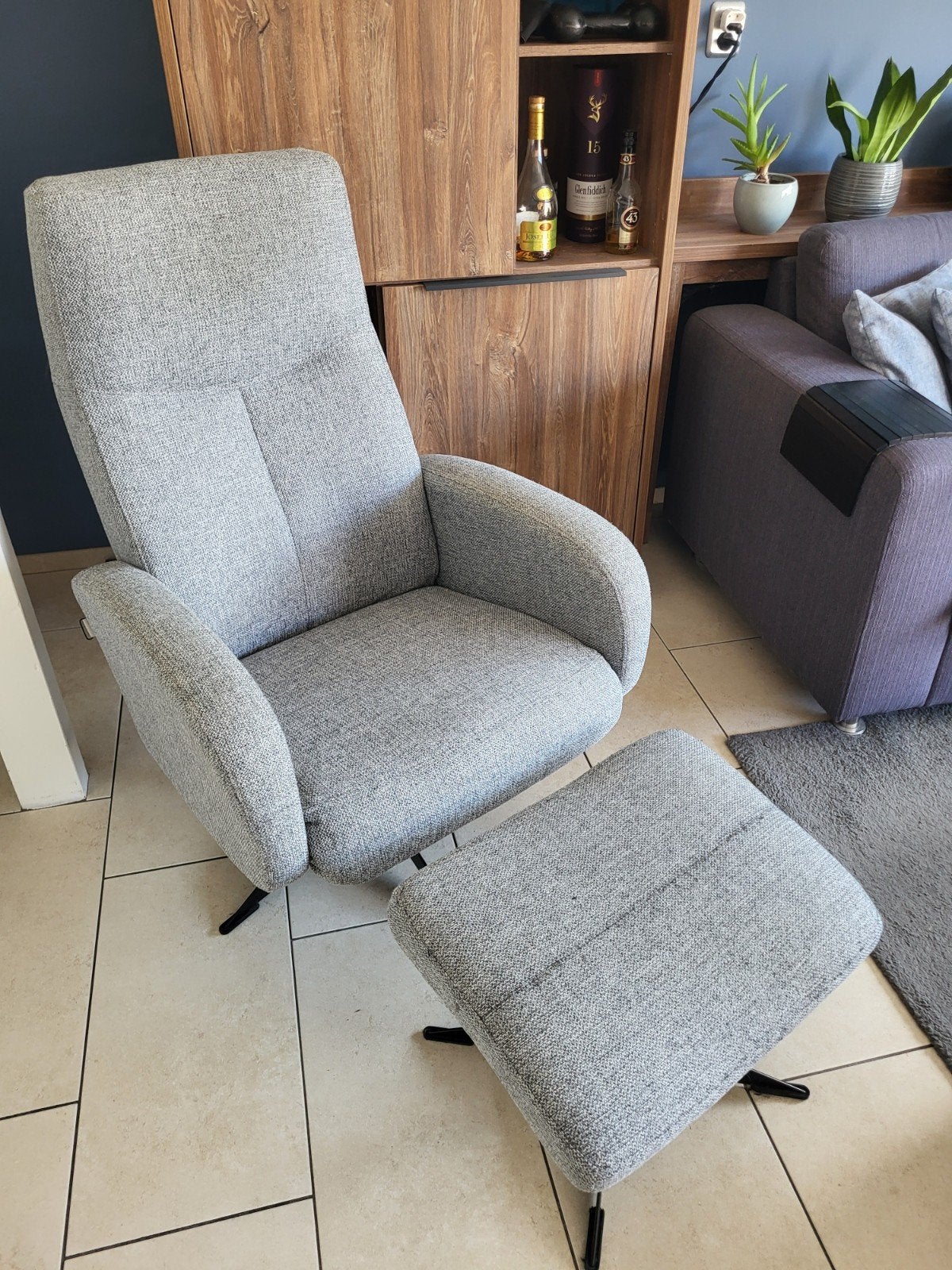 Relaxfauteuil Gelderland. 3 jaar oud., Ophalen, Zo goed als nieuw, Stof, Modern