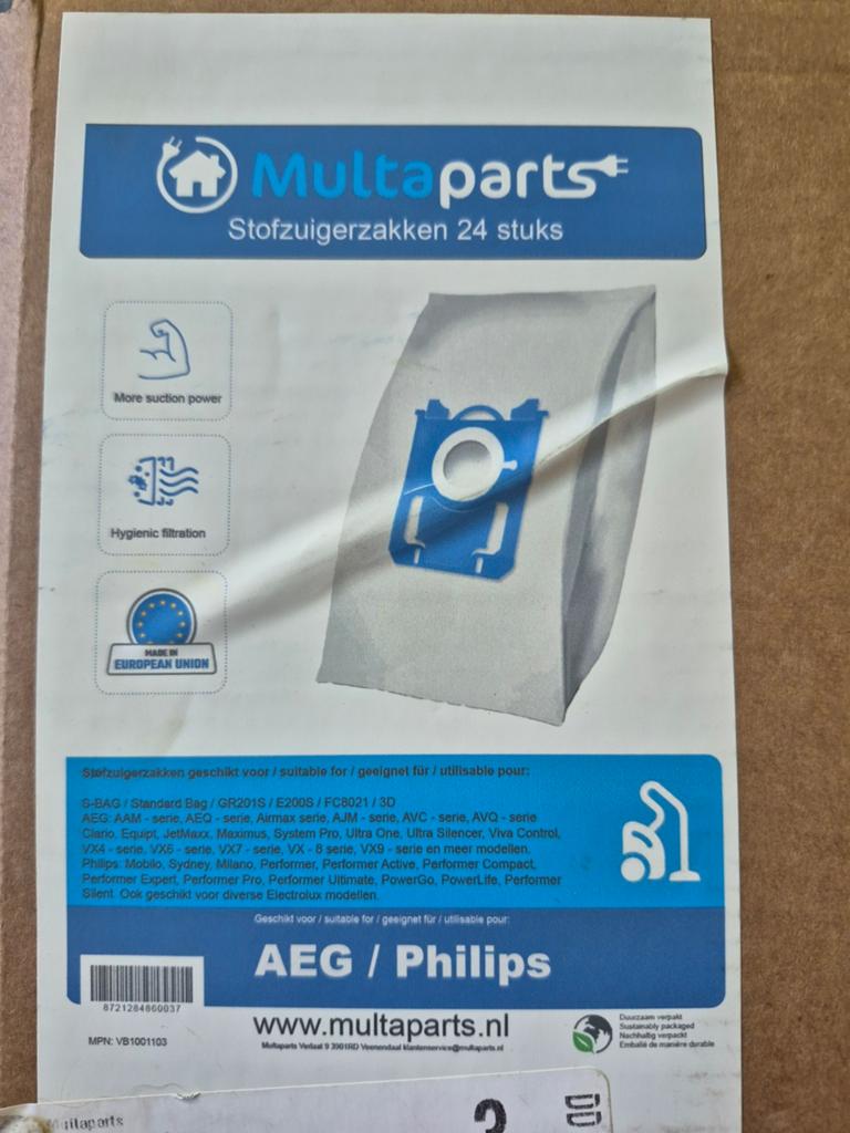 Stofzuigerzakken S-Bag (24 stuks) - NIEUW, Stofzak, Overige merken, Overige typen, Nieuw