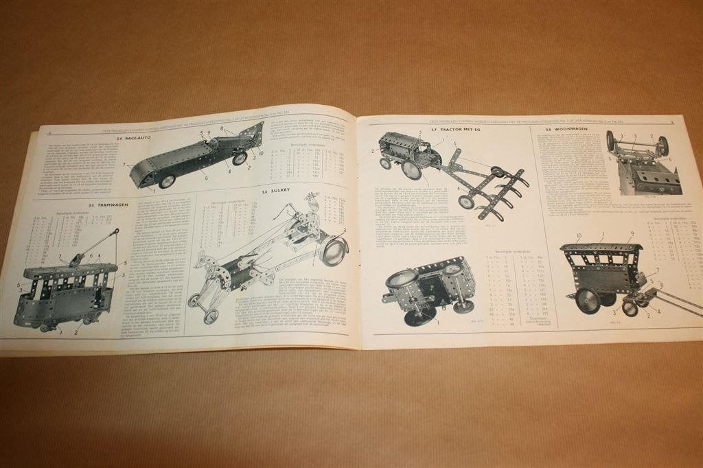 Meccano. Handleiding voor aanvullingsuitrusting No.2A, Ophalen of Verzenden