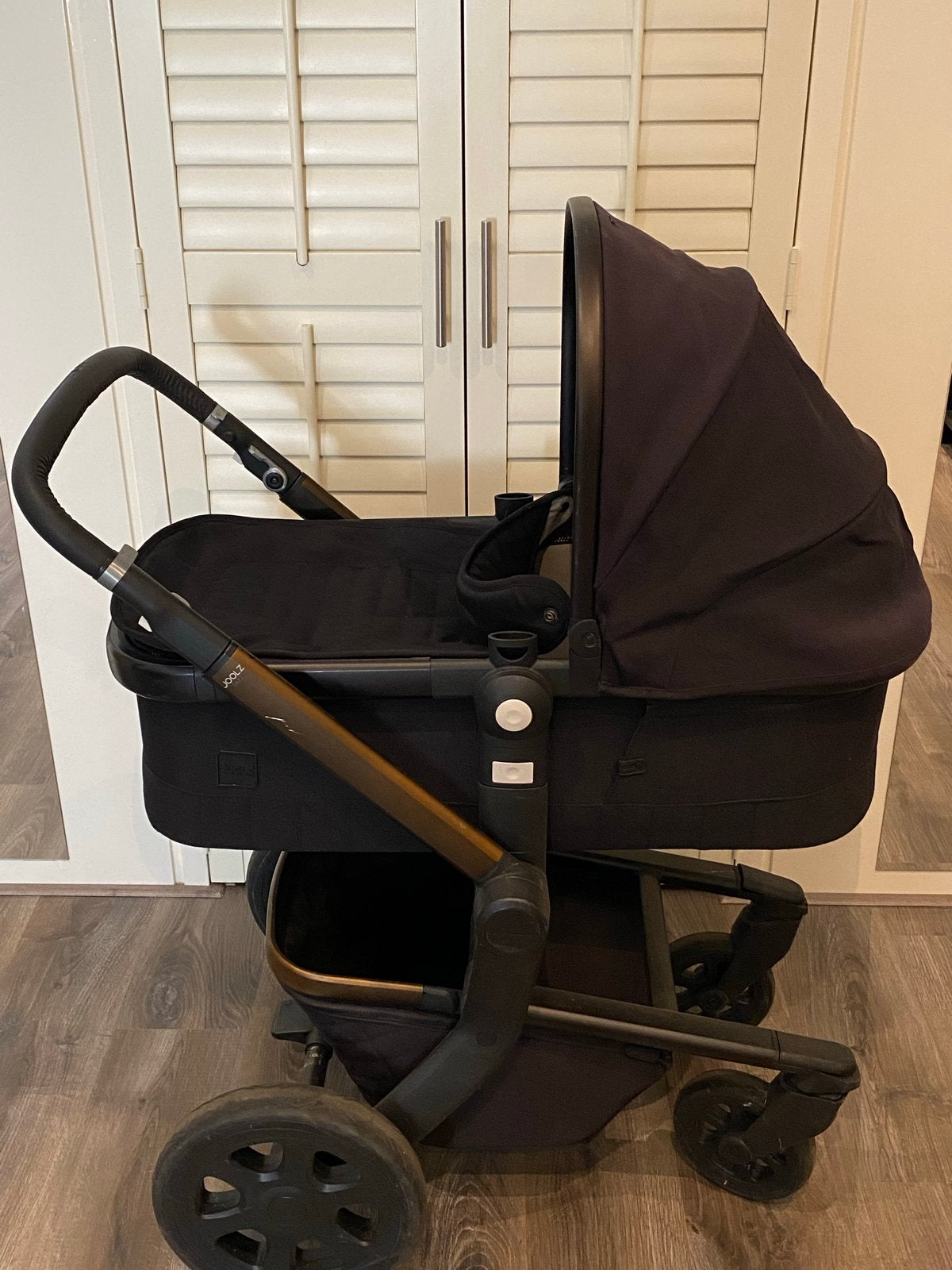 Joolz Day 3 Combi Kinderwagen Zwart - Complete Set, Kinderen en Baby's, Kinderwagens en Combinaties, Gebruikt, Combiwagen, Met reiswieg