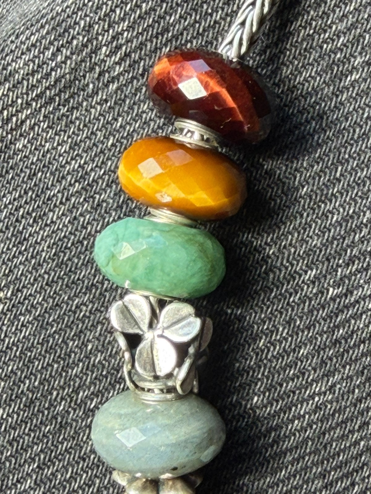 Trollbeads gele tijgeroog, Ophalen of Verzenden, Nieuw, Overige merken