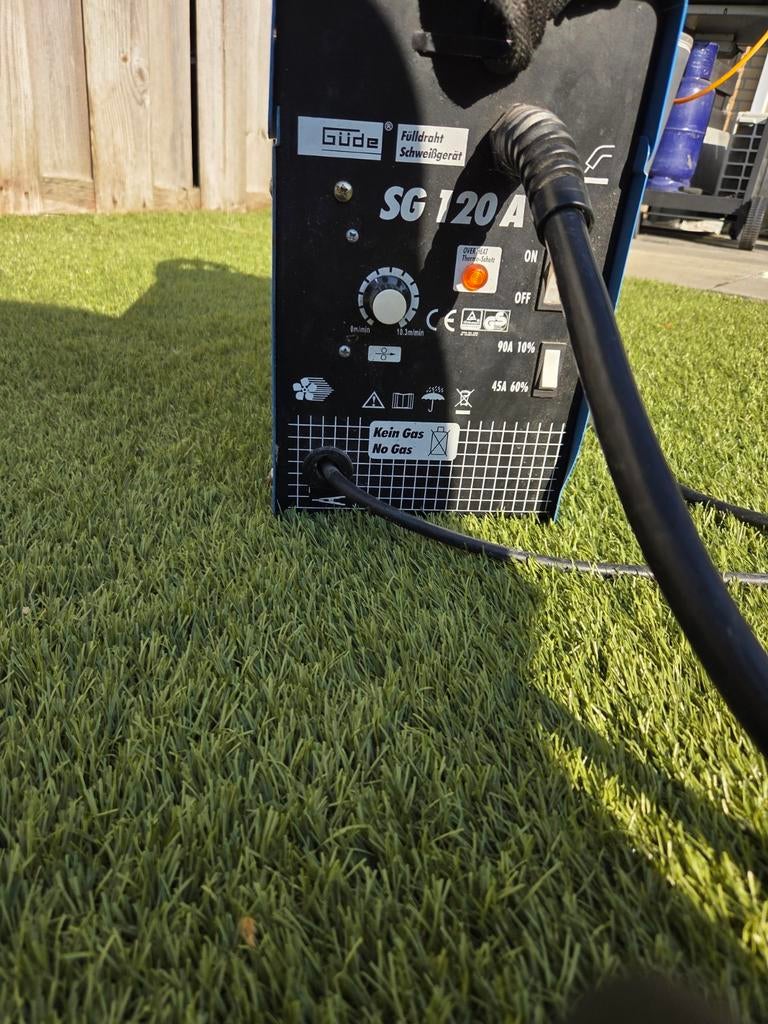 Güde SG 120 A lasapparaat - onderdelen missen, Doe-het-zelf en Verbouw, Ophalen, Gebruikt, Minder dan 150 ampère, Overige typen