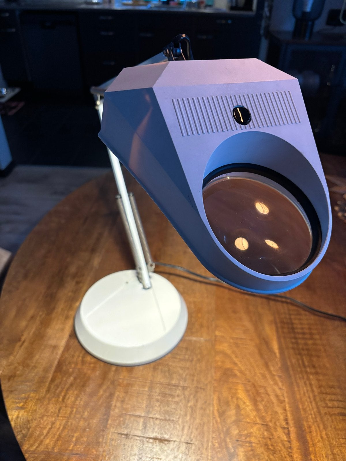 Loep met verlichting en zware voet voor hobby's, Ophalen, Gebruikt, Loeplamp