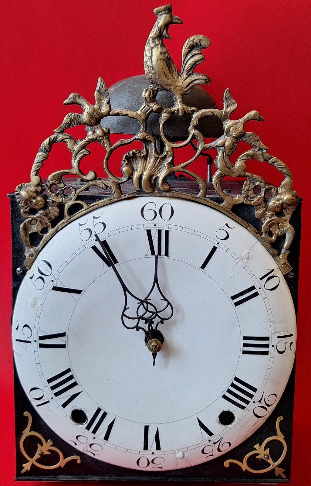 Comtoise haan met acantusblad 1760, klein model, Ophalen