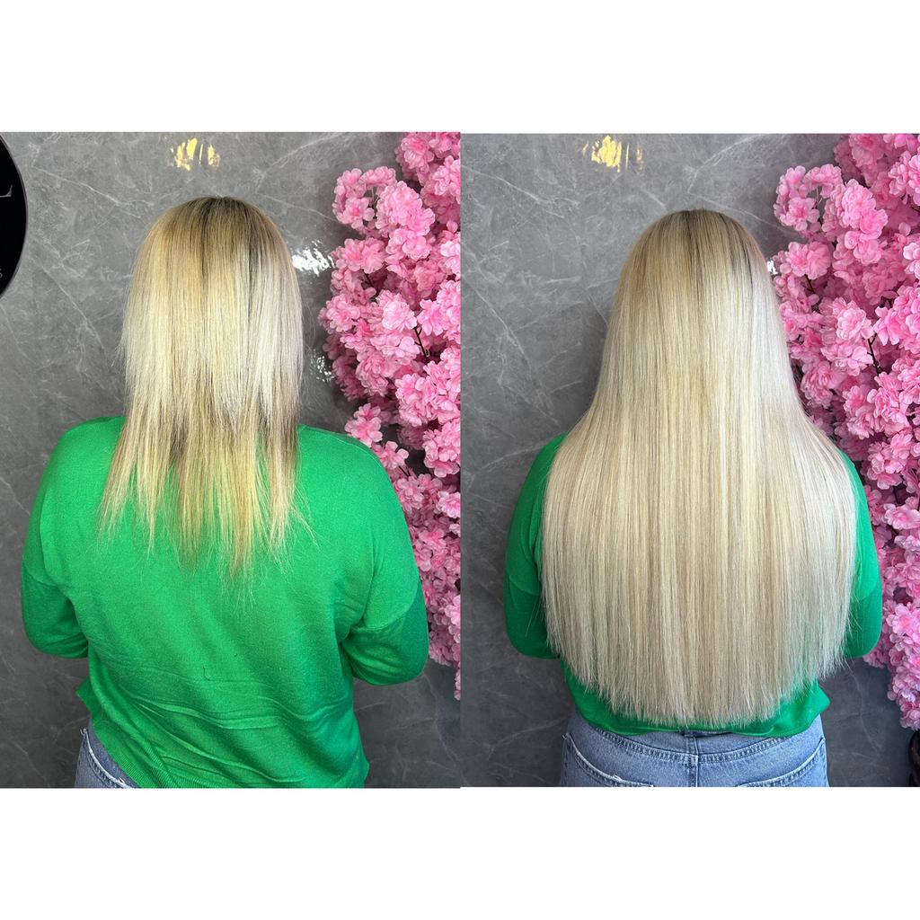 hair extensions (invisible) weave en nanorings plaatsen, Ophalen of Verzenden, Nieuw, Pruik of Haarverlenging