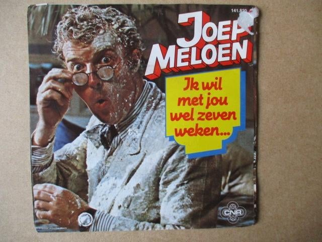 s5518 joep meloen - ik wil met jou wel zeven weken, Ophalen, Gebruikt, Overige genres, 7 inch
