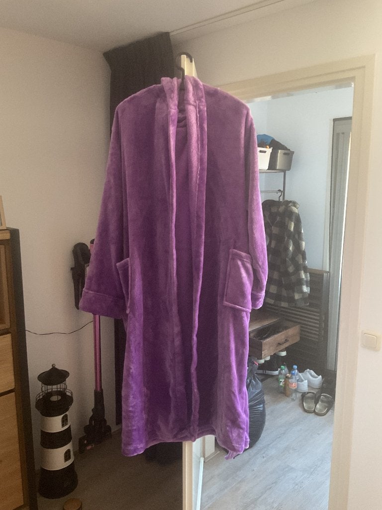 Ochtendjas/badjas, Kleding | Dames, Ophalen of Verzenden, Zo goed als nieuw, Maat 46/48 (XL) of groter