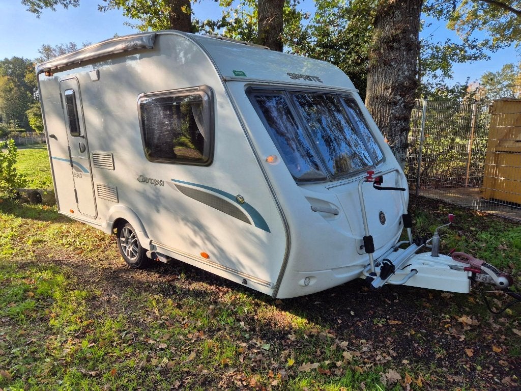 Sprite Europa 390 met Mover, Luifel en 2x Fietsendrager., Standaardzit, Particulier, Sprite, Tot 4 meter
