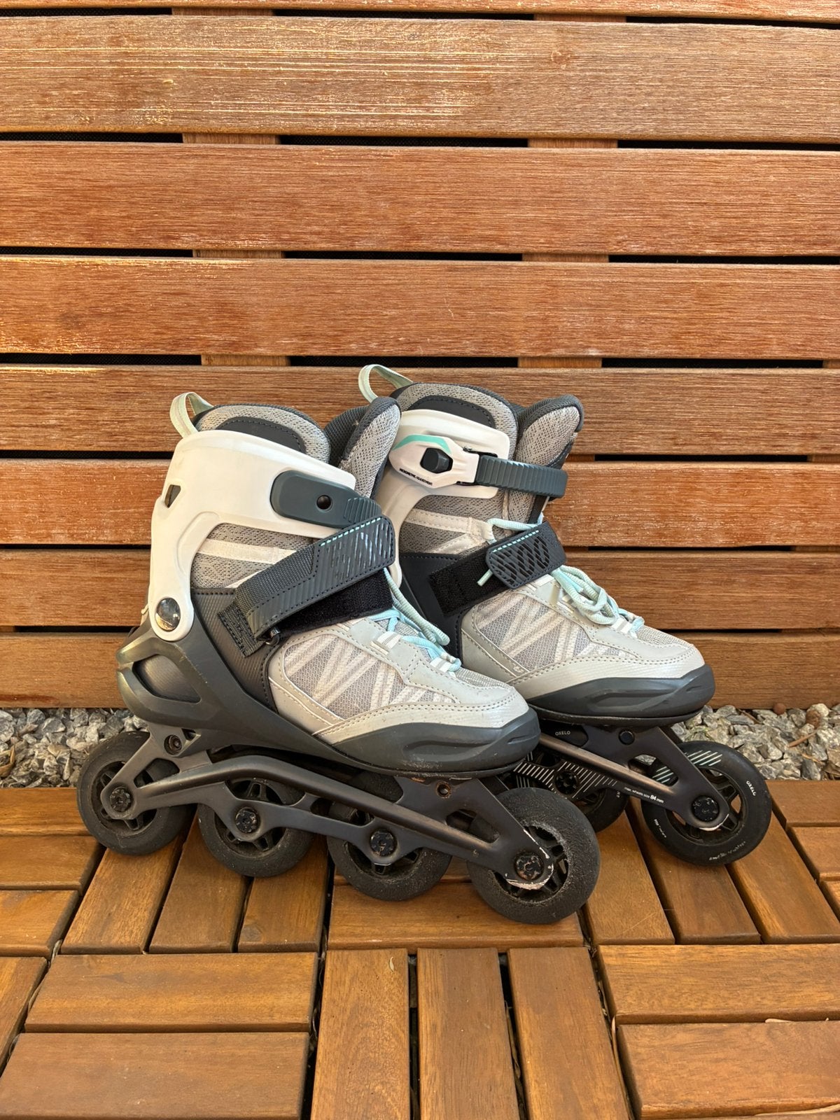 Oxelo skeelers maat 38, Gebruikt, Inline skates 4 wielen, Dames, Ophalen