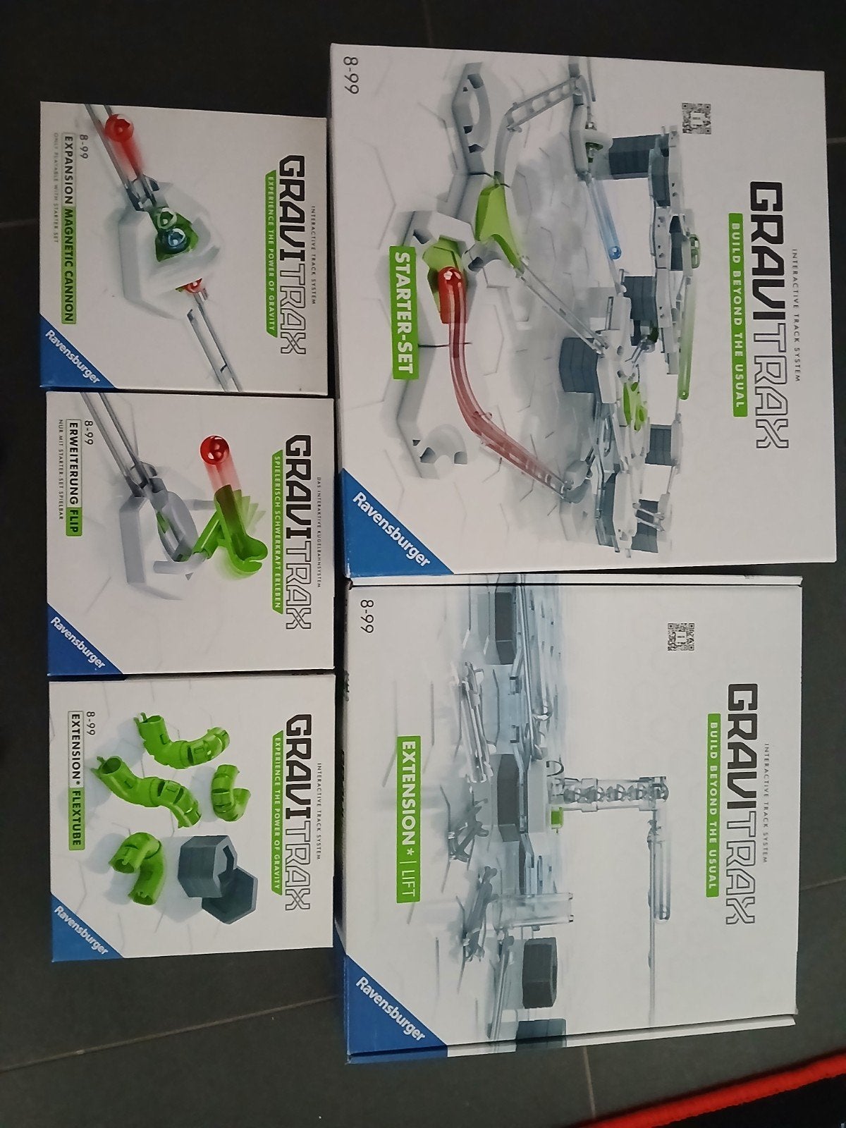 GraviTrax Starter Set & Uitbreidingen (5 dozen), Ophalen of Verzenden, Zo goed als nieuw, Overige merken