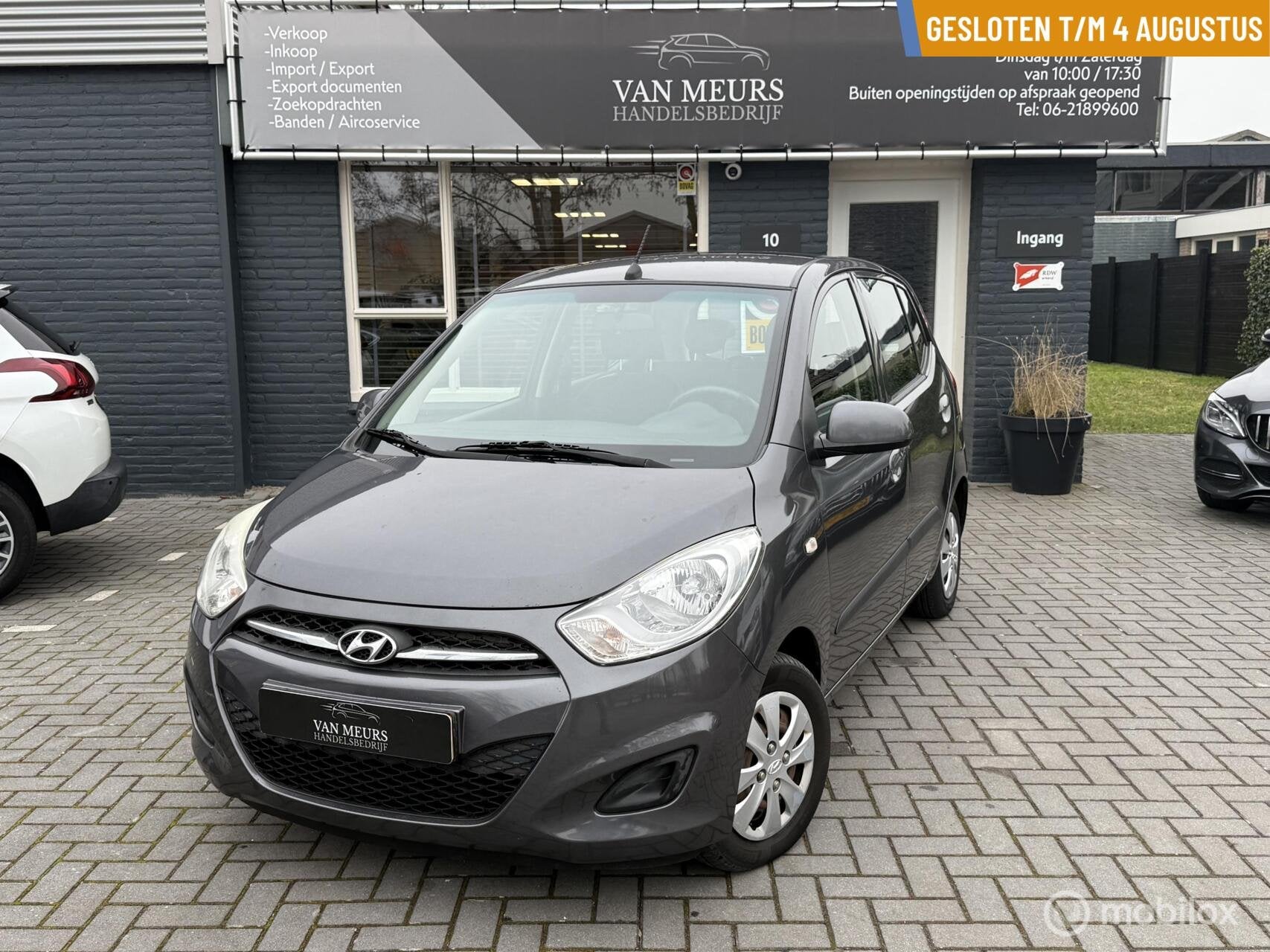 Hyundai i10 1.1 i-Drive Cool, Airco, 5 deurs, NAP Km stand,, Auto's, Euro 5, Stof, Gebruikt, 4 cilinders
