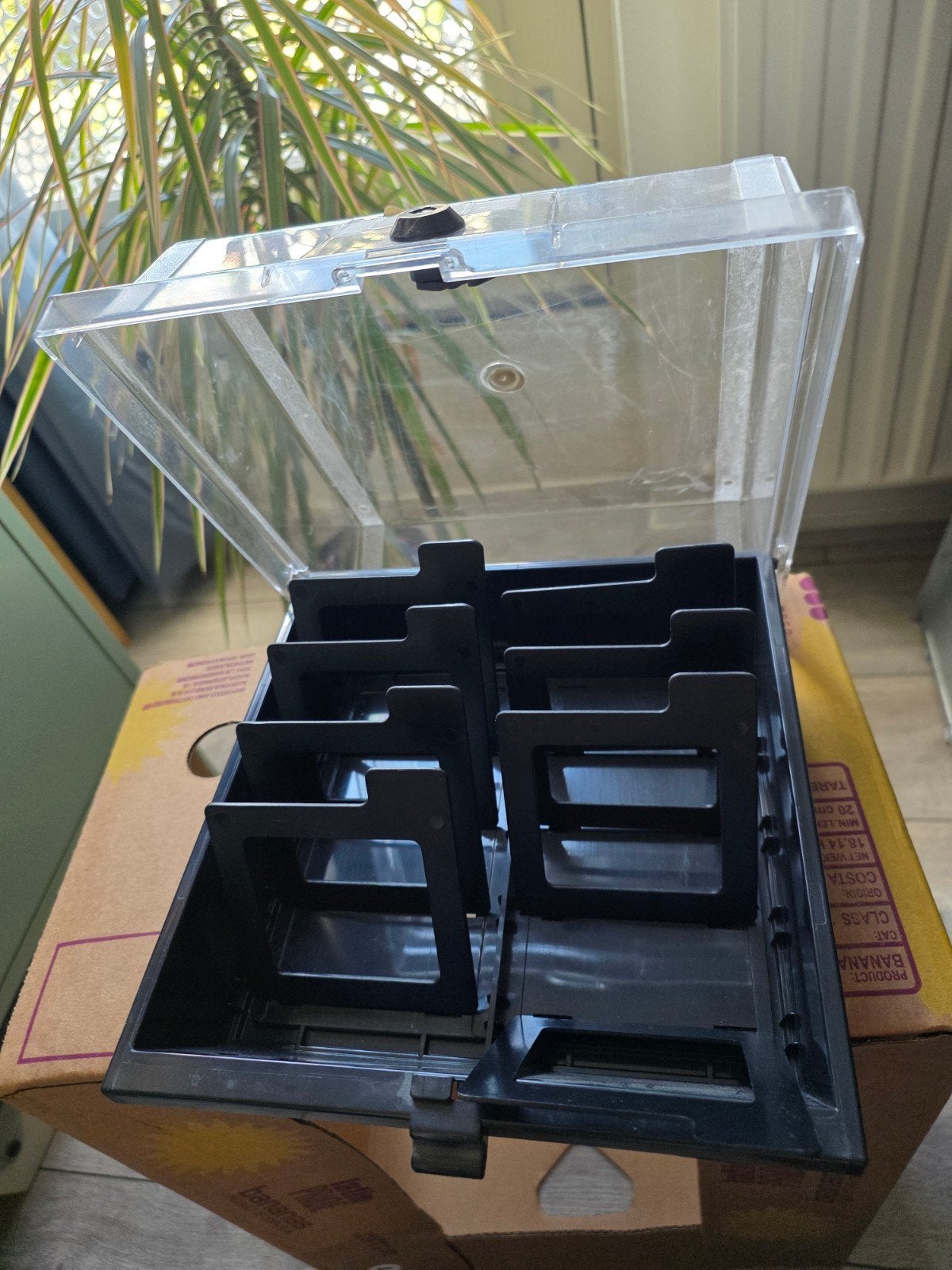 Dubbele opbergbox voor 3,5 inch diskettes (zonder sleutel), Ophalen of Verzenden, Gebruikt
