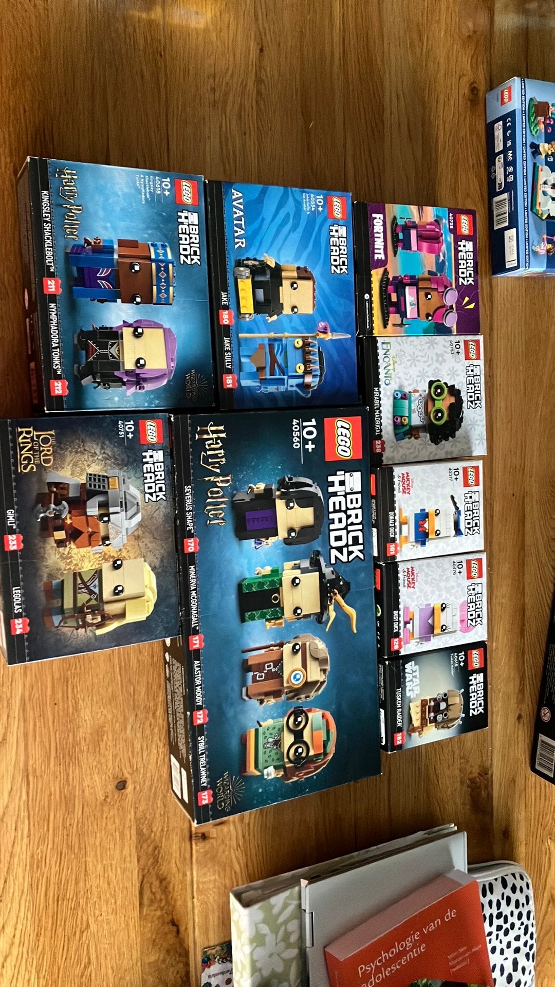 Lego brickheadz retired setsverzameling alles nieuw, Lego, Nieuw, Ophalen of Verzenden, Complete set