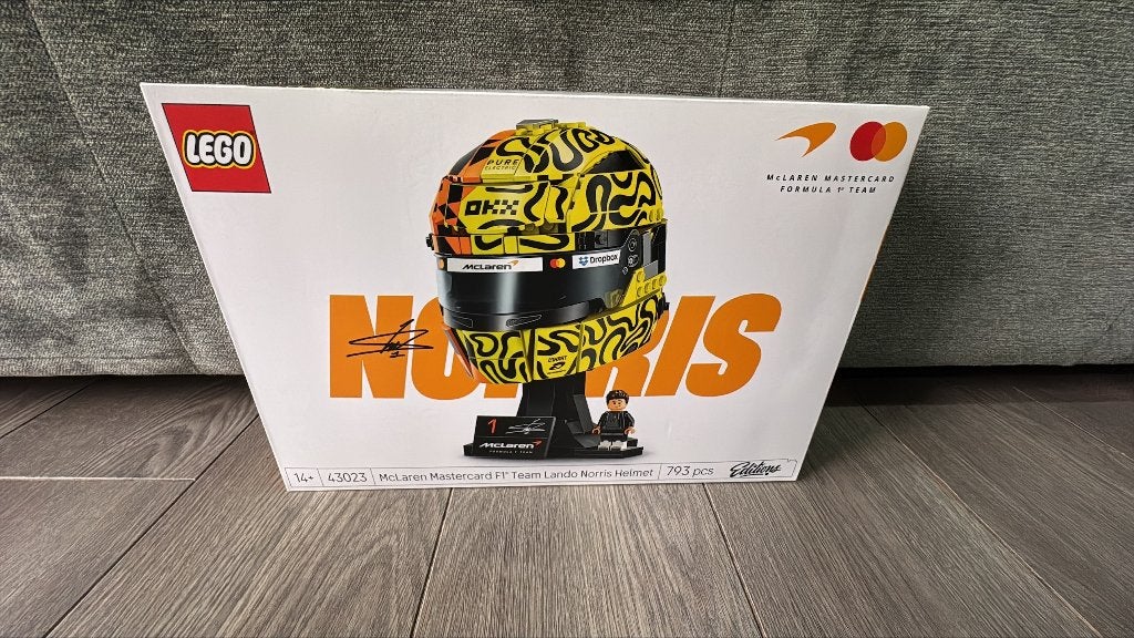 Lego Edition 43023 McLaren F1 helm van Lando Norris NIEUW, Overige thema's, Lego, Nieuw, Ophalen of Verzenden