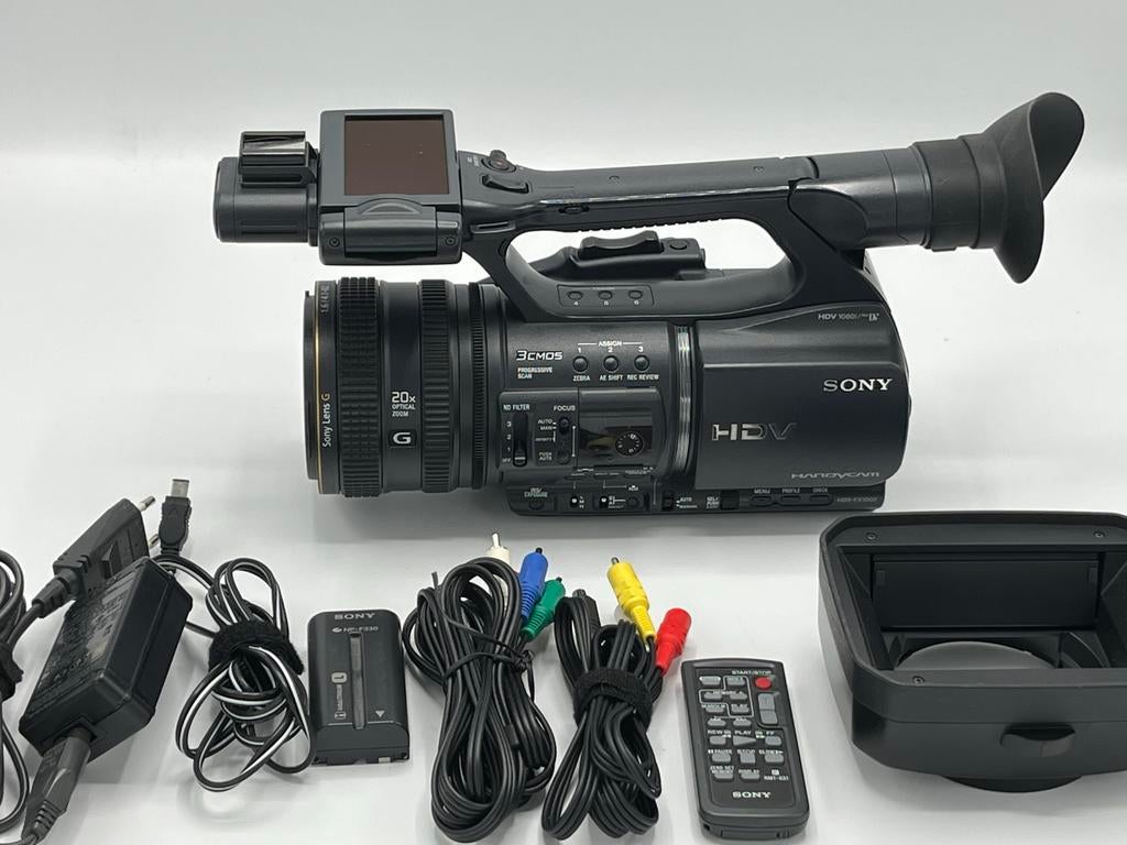 Sony FX1000 HDV Mini DV Camera 3CCD 20x G Master Lens, Audio, Tv en Foto, Videocamera's Digitaal, Mini dv, 20x of meer, Ophalen of Verzenden