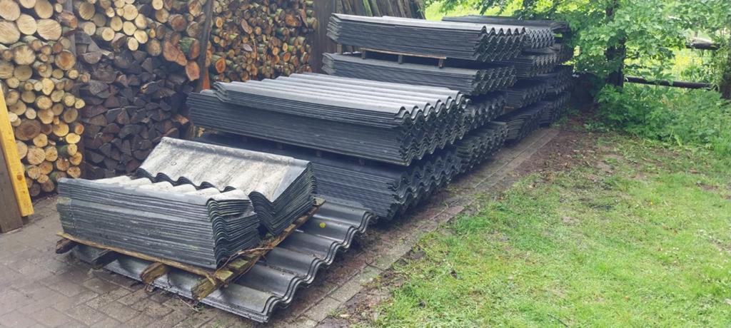 118 Asbestvrije cementvezel platen, Doe-het-zelf en Verbouw, Ophalen, Overige materialen, Zwart, 15 m² of meer