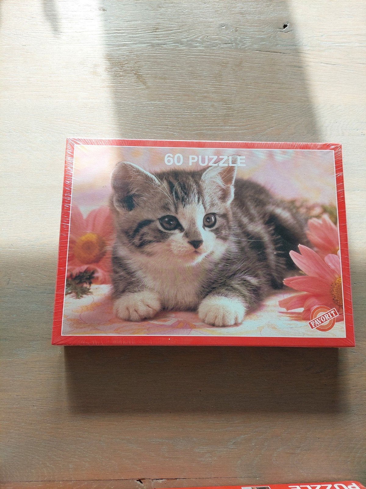 Nieuwe puzzel met schattige kitten - 60 stukjes, Ophalen of Verzenden, Meer dan 50 stukjes, Nieuw, 4 tot 6 jaar