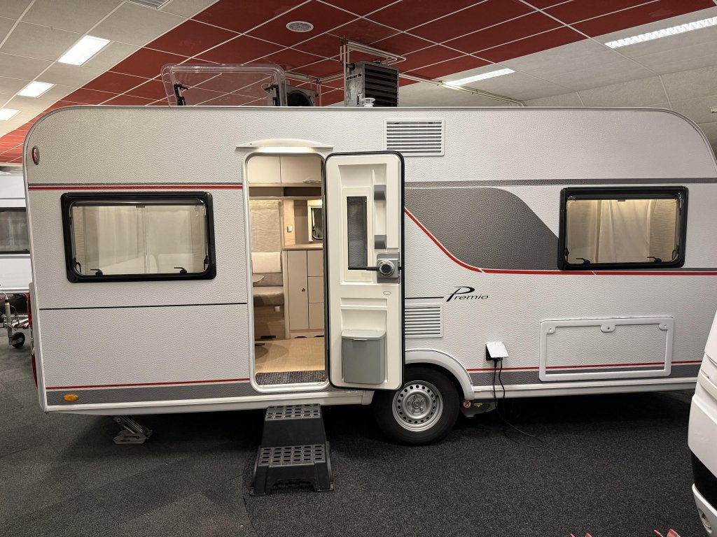Bürstner PREMIO 455 TS FRANSBED RONDZIT MOVER VOORT, Caravans en Kamperen, Caravans, Bedrijf, tot en met 4, 1000 - 1250 kg, Rondzit
