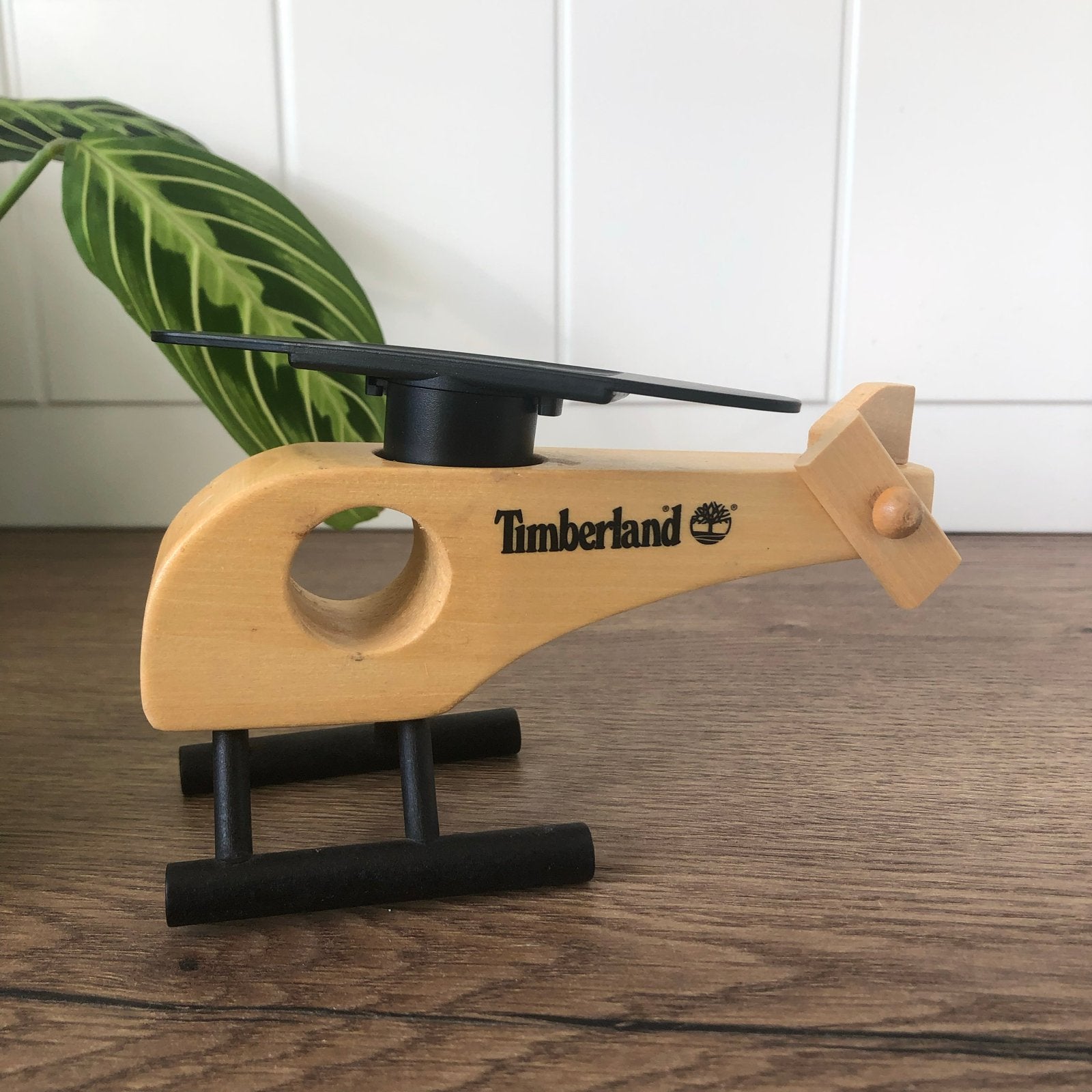 Houten helikopter speelgoed van Timberland op zonne-energie, Ophalen of Verzenden, Gebruikt, Overige typen