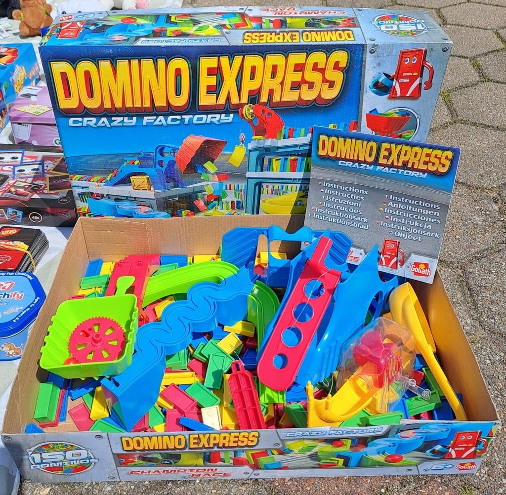 Domino Express Crazy Factory - 150 domino stenen, Ophalen, Jongen of Meisje