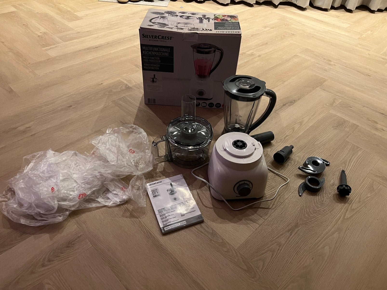 Keukenmachine multifunctioneel, 1 tot 2 liter, 2 snelheden, Nieuw, Ophalen of Verzenden
