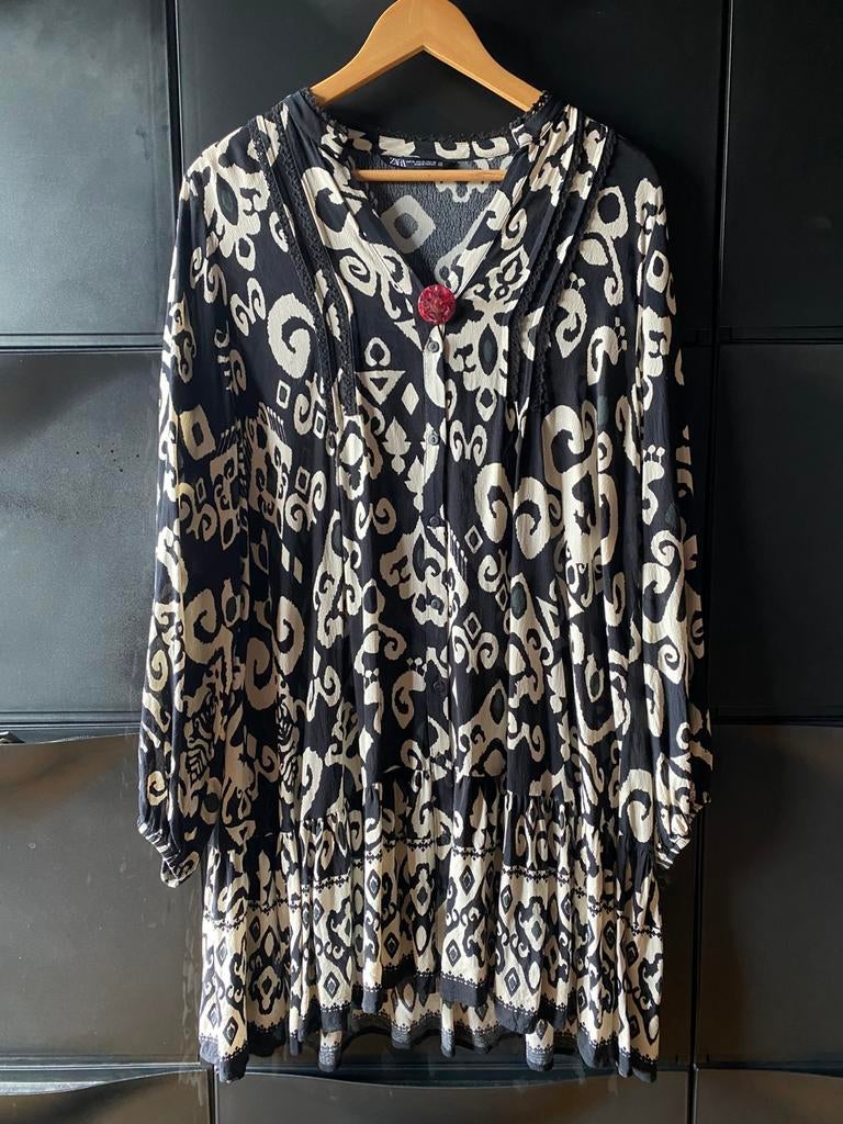 Tuniek shoeby xxxl zwart wit, Kleding | Dames, Grote Maten, Ophalen of Verzenden, Zo goed als nieuw, Zwart, Blouse of Tuniek
