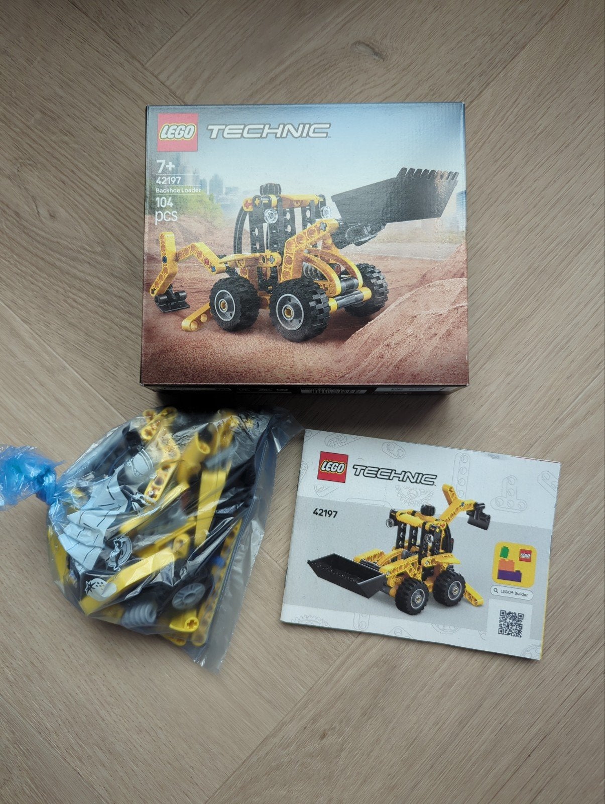 LEGO Technic 42197 Backhoe Loader, Ophalen of Verzenden, Zo goed als nieuw, Overige merken