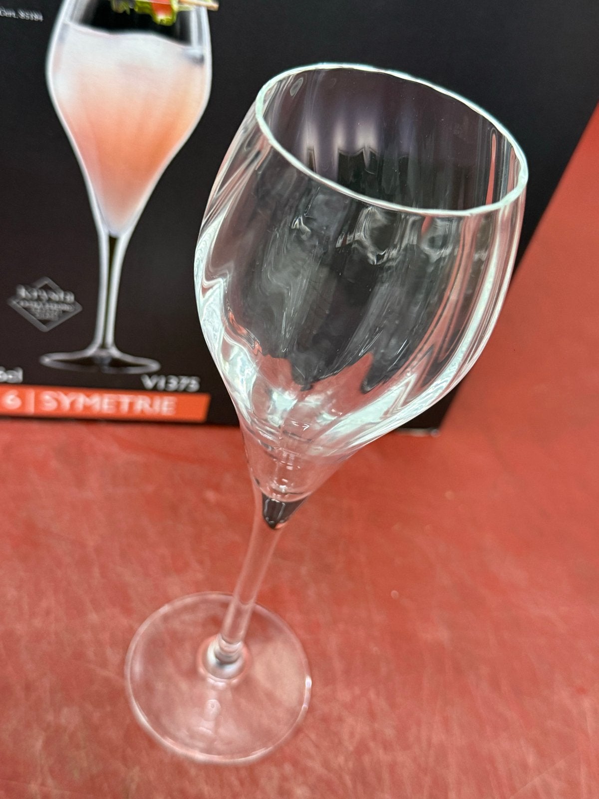 6x Chef & Sommelier Symmetrie Champagneglazen - Set van 6, Ophalen, Nieuw, Overige merken, Glas