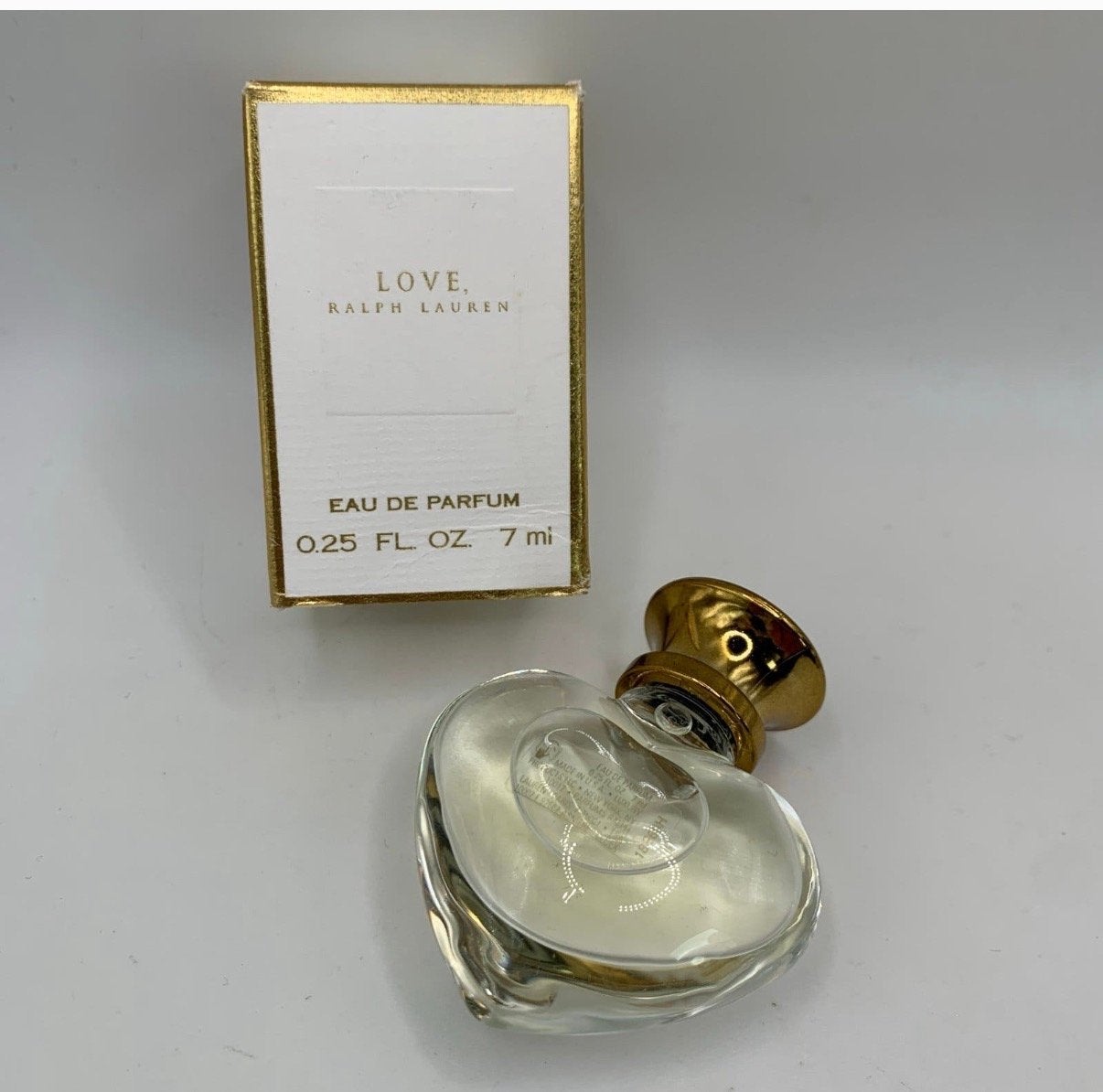 Ralph Lauren Love Eau de Parfum 7ml - Hartvormig Flesje, Ophalen of Verzenden, Zo goed als nieuw