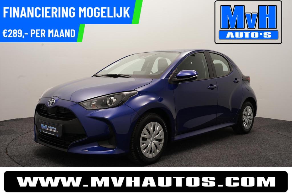 Toyota Yaris 1.5 VVT-i Active|CAMERA|ADAP.CRUISE|CARPLAY|NAP, Voorwielaandrijving, Euro 6, Met garantie (alle), Blauw