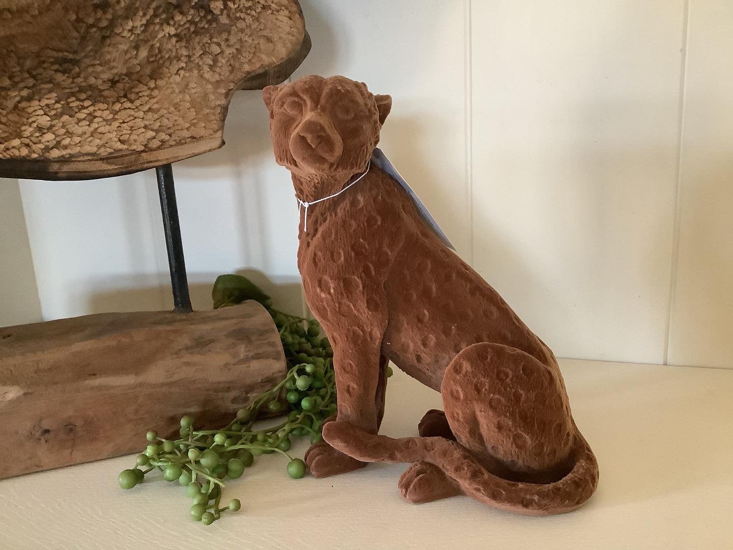 NIEUW leuke bruine velvet Cheetah kat beeld, Ophalen of Verzenden, Nieuw, Dier
