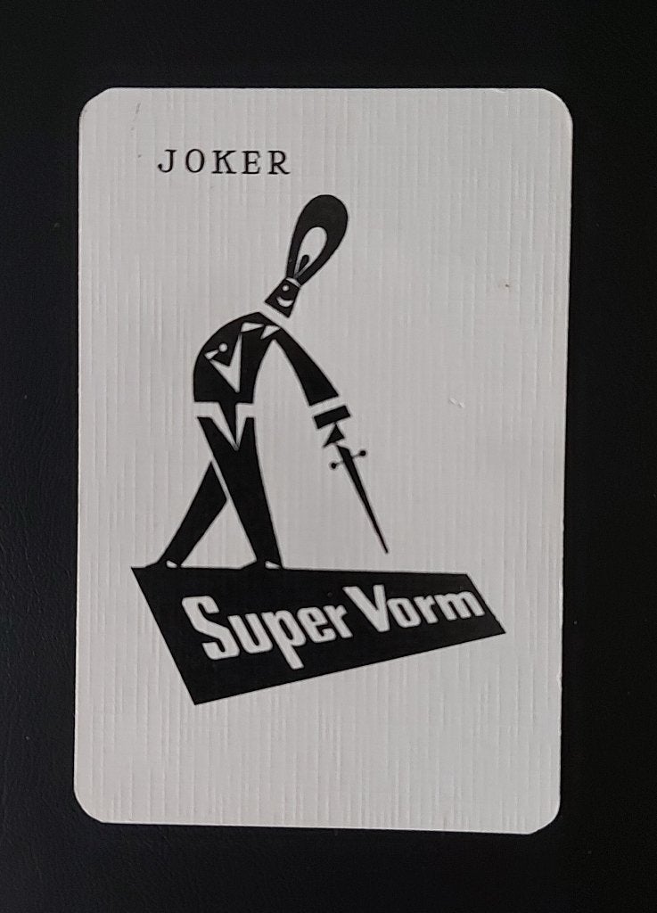 oude speelkaarten joker #2, Verzenden, Zo goed als nieuw, Speelkaart(en)