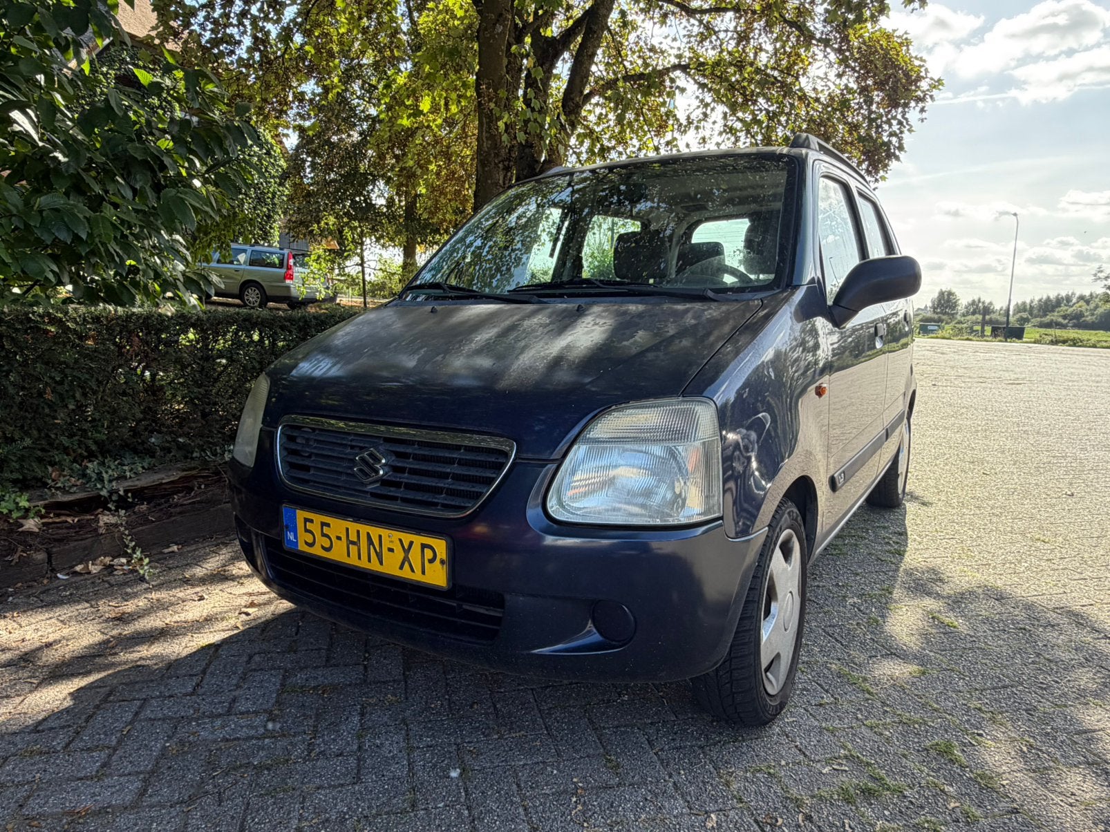 Suzuki Wagon R+ 1.3 2001 Blauw, Auto's, Voorwielaandrijving, 31 €/maand, 4 cilinders, 905 kg