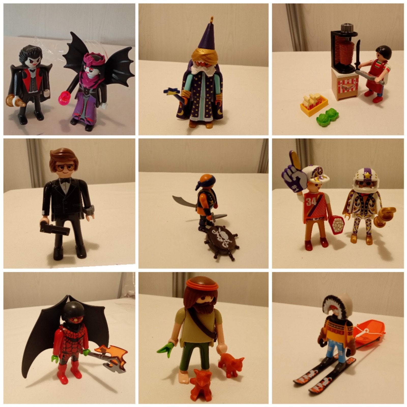 Playmobil diverse sets, dracula,kebab, stuntteam prijs als, Ophalen of Verzenden