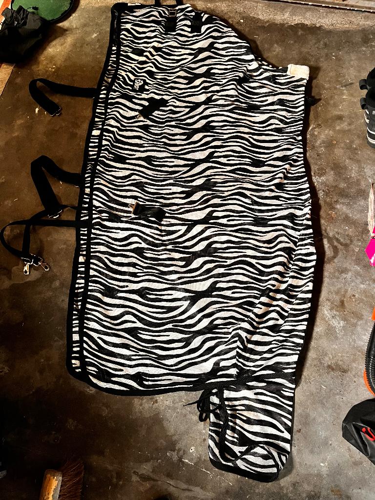 Vliegendeken zebra, bieden vanaf €30, Dieren en Toebehoren, Paarden en Pony's | Dekens en Dekjes, Vliegendeken, Ophalen of Verzenden