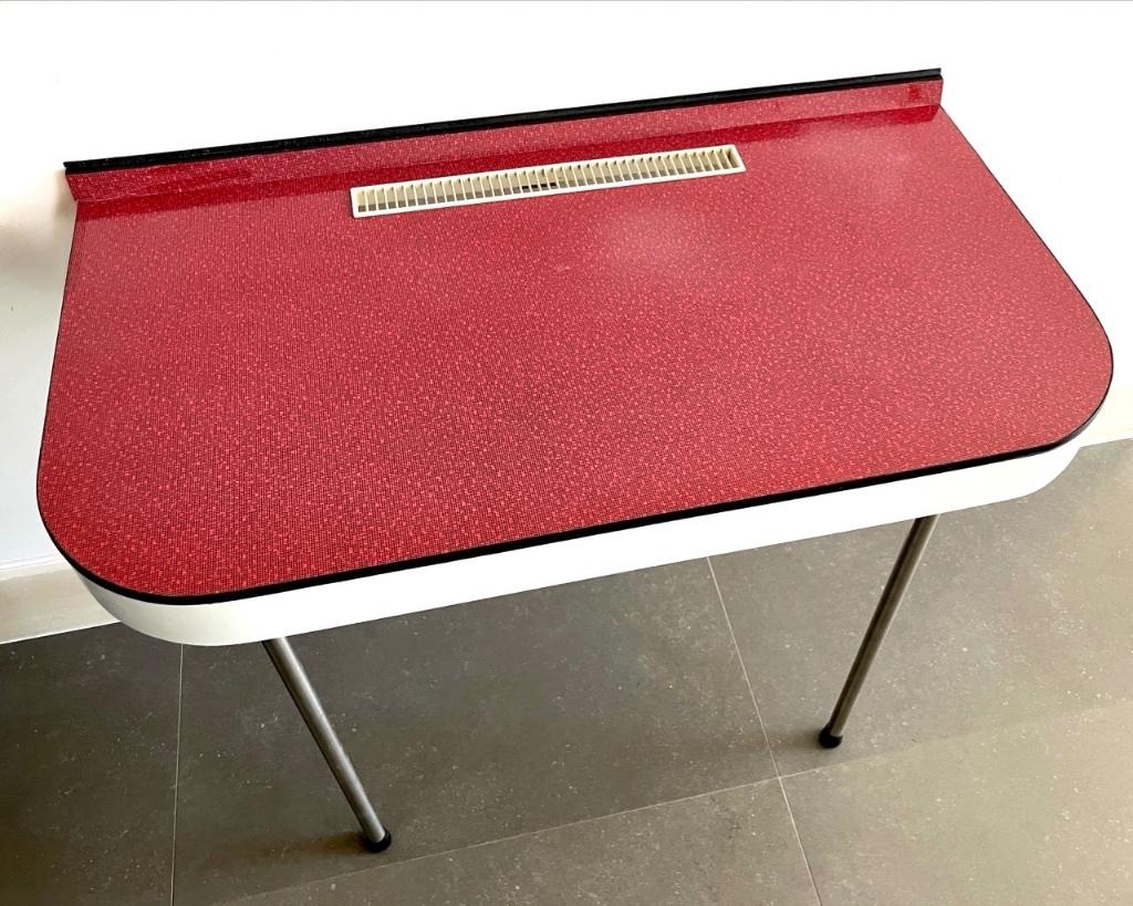 Jaren 60 - Wandelement Formica, Overige typen, Ophalen, Gebruikt, Rood