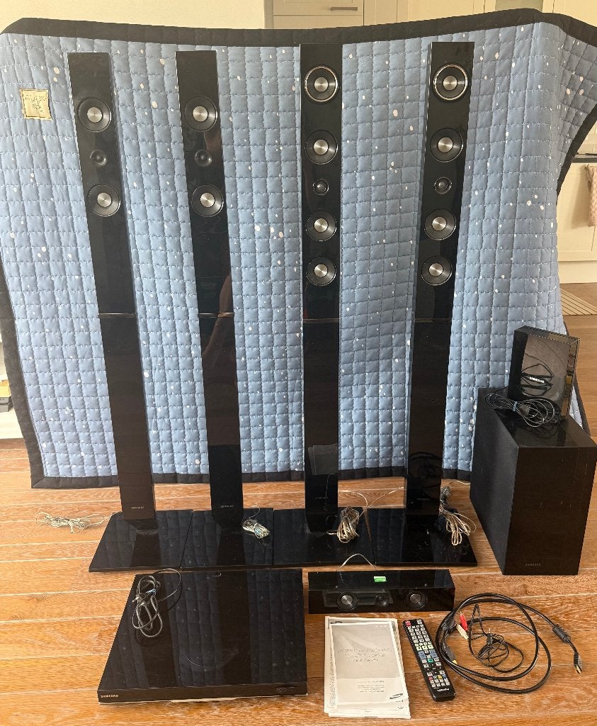 Stereoset Samsung (Home entertainmentset 7.1 Blu-ray), Ophalen of Verzenden, Gebruikt, Speakers, Overige merken
