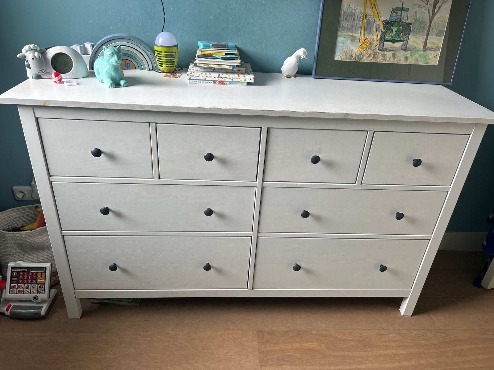 IKEA Kast hemmes - Gebruikt, Huis en Inrichting, Kasten | Ladekasten, Gebruikt, 100 tot 150 cm, 25 tot 50 cm, Overige houtsoorten