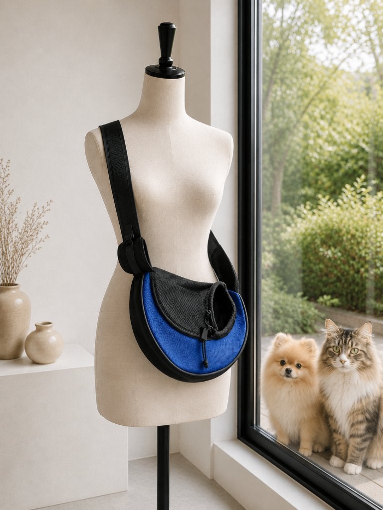 Bigwing Style Schoudertas voor kleine honden en katten, Dieren en Toebehoren, Verzenden, Zo goed als nieuw