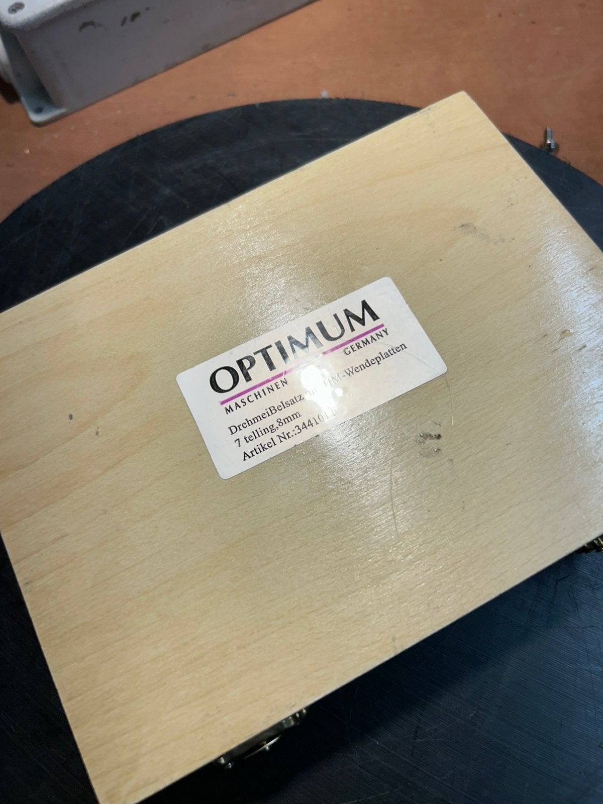 Optimum beitelset voor draaibank 7 delig 70x10x8 lxbxd, Ophalen of Verzenden, Gebruikt