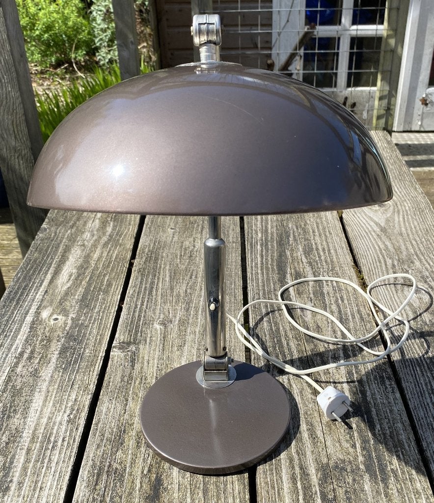 Leuke Hala Zeist Lamp Busquet ( vintage retro model 144 ), Gebruikt, Ophalen of Verzenden, Metaal, Vintage retro