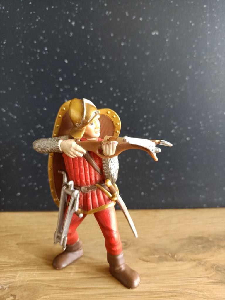 Ridder met kruisboog (Schleich), Verzamelen, Ophalen of Verzenden, Zo goed als nieuw