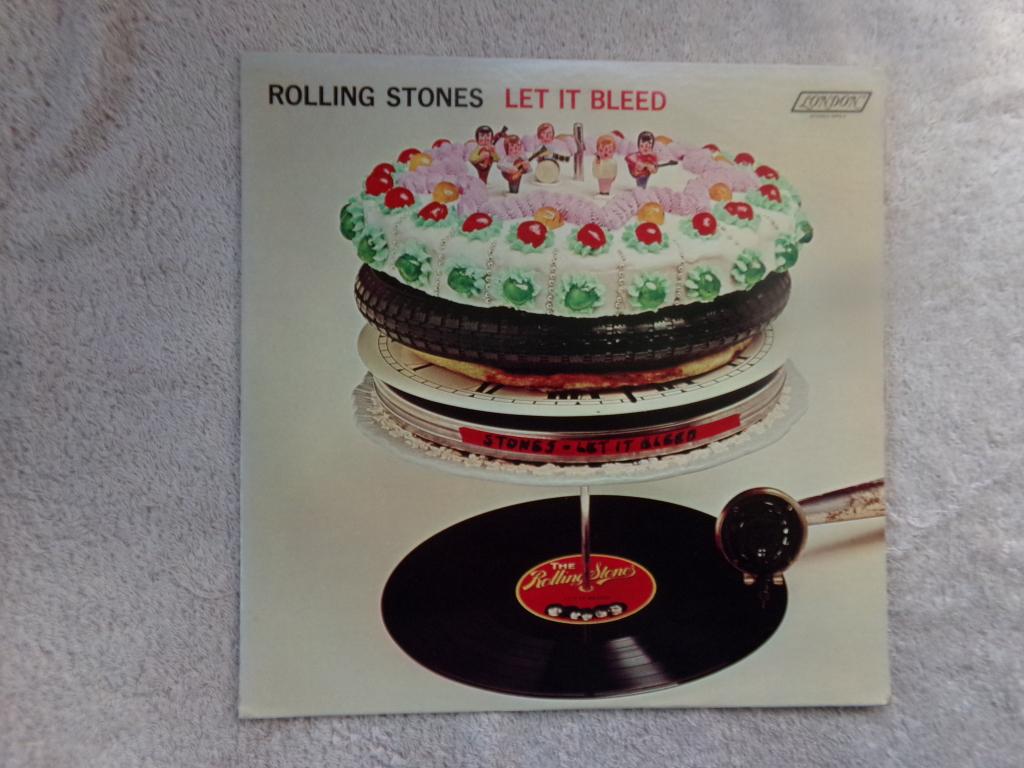 The Rolling Stones - let it bleed ( + poster ! ) usa, Verzenden, Zo goed als nieuw, 12 inch, Overige genres