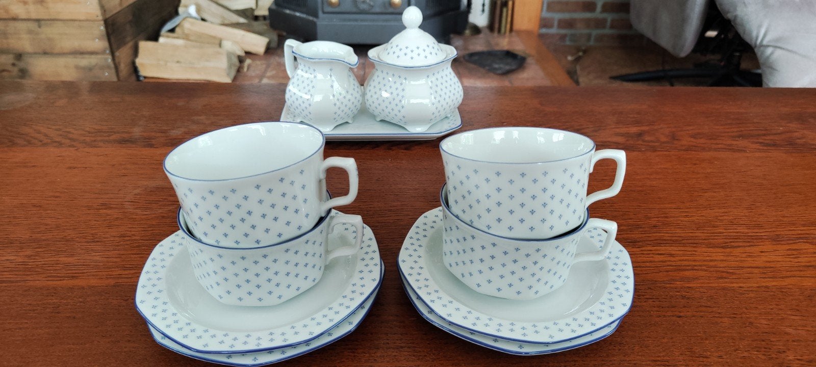 Hoffmann Weiden Bavaria Koffie-/Theeservies (W. Germany), Antiek en Kunst, Antiek | Servies los, Ophalen of Verzenden