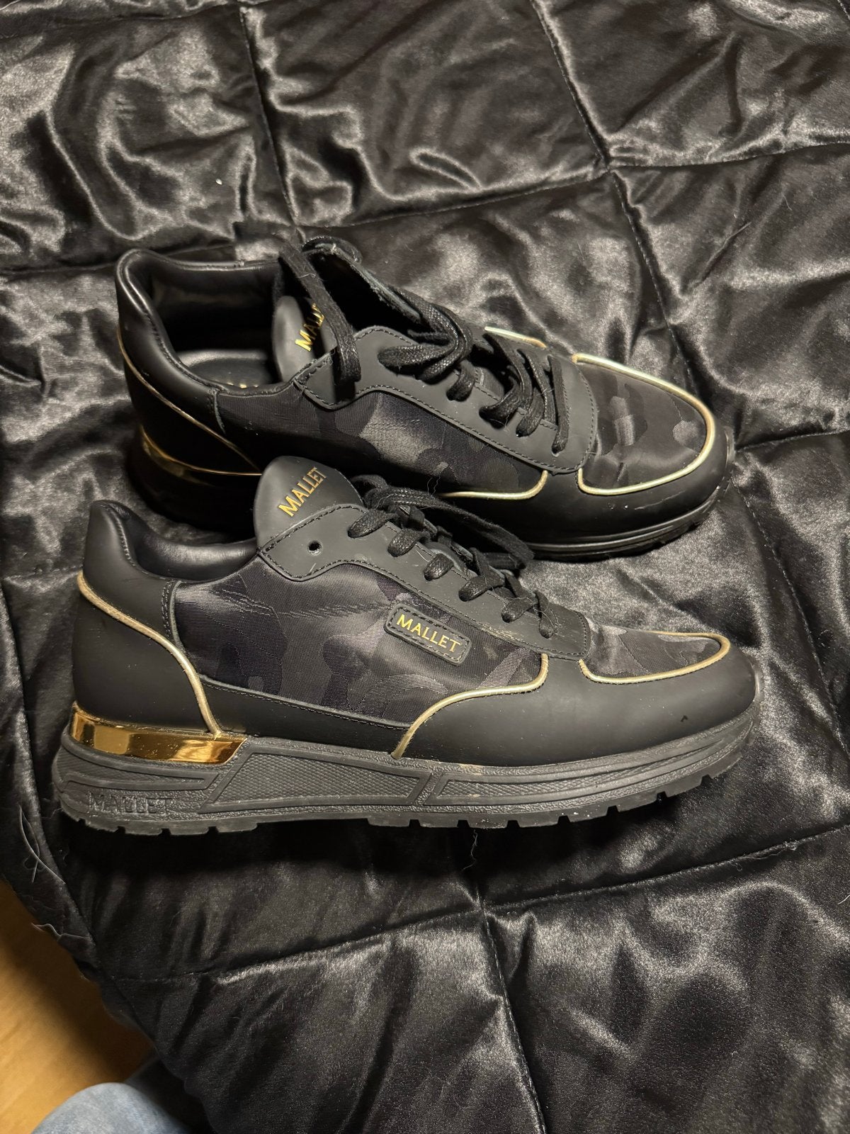 Mallet Popham Lite sneakers, Ophalen of Verzenden, Gedragen, Zwart, Sneakers of Gympen
