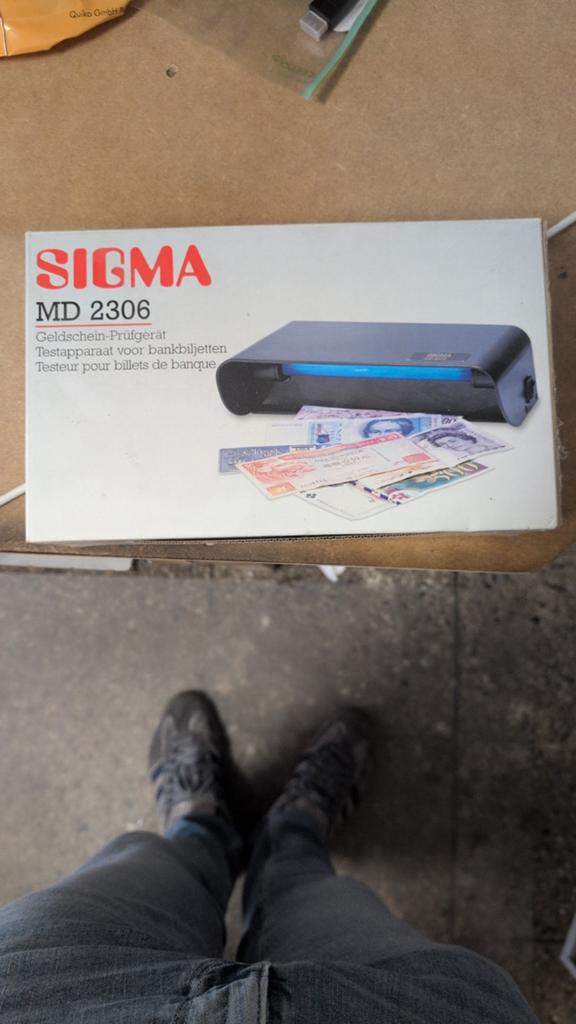 Sigma MD 2306 Bankbiljetten Tester - Geld Detector, Ophalen of Verzenden