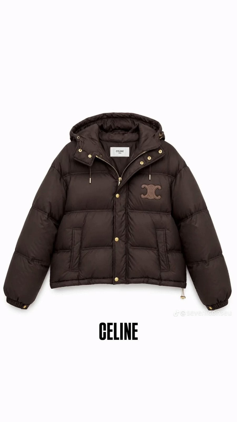 Celine winterjas, Ophalen of Verzenden, Nieuw, Maat 36 (S), Bruin