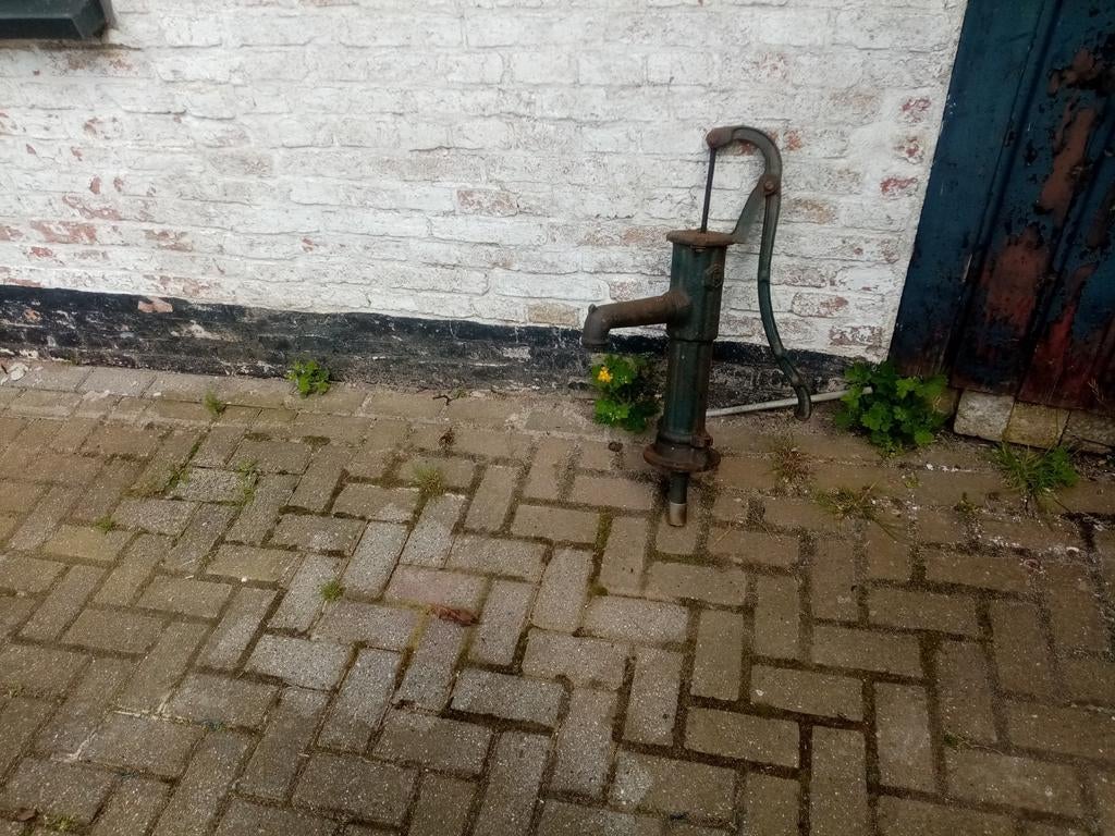 Antieke handwaterpomp, Ophalen, Gebruikt, Handmatig, Overige typen
