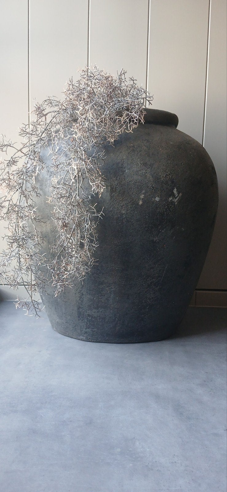 Grote decoratieve aardewerken pot, Ophalen of Verzenden