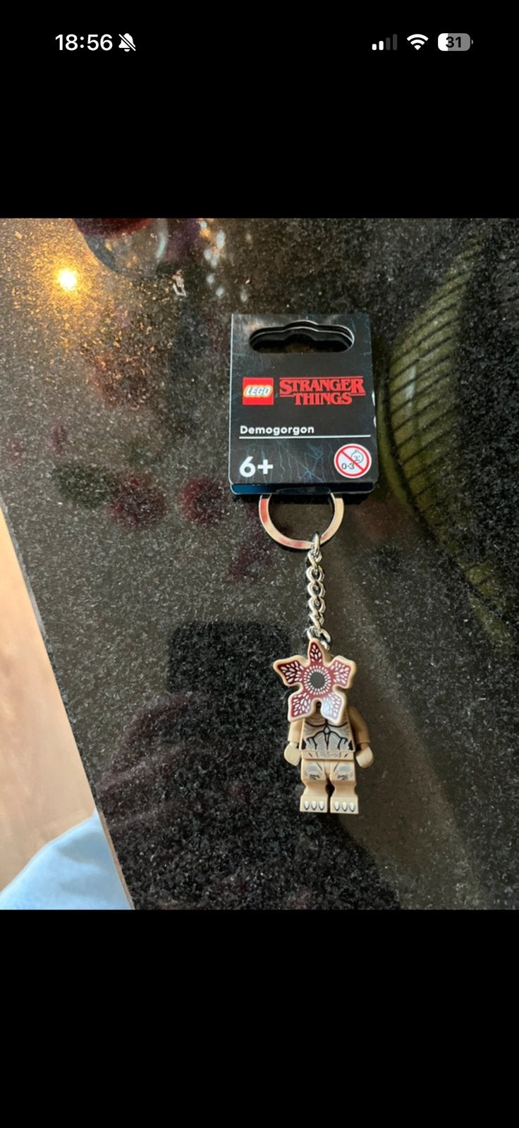 Lego demogorgon sleutelhanger, Ophalen of Verzenden, Nieuw